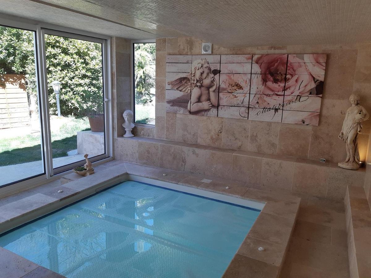 Chambres D'Hotes- Piscine, Spa, Tennis Belcodene Exteriör bild